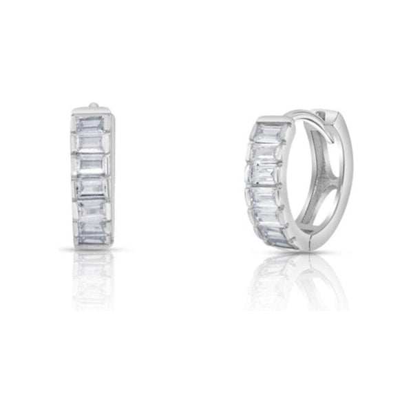 Rose Huggie Hoops - Joanna A. Boutique