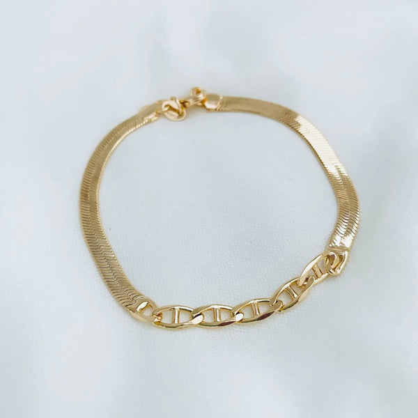 Gold Filled Snake Chain Bracelet
