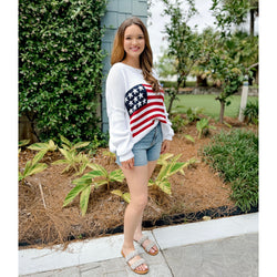 Stars & Stripes Flag Sweater