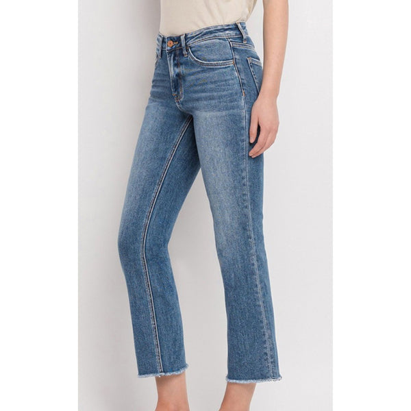 Ginny Crop Straight Jean - Joanna A. Boutique