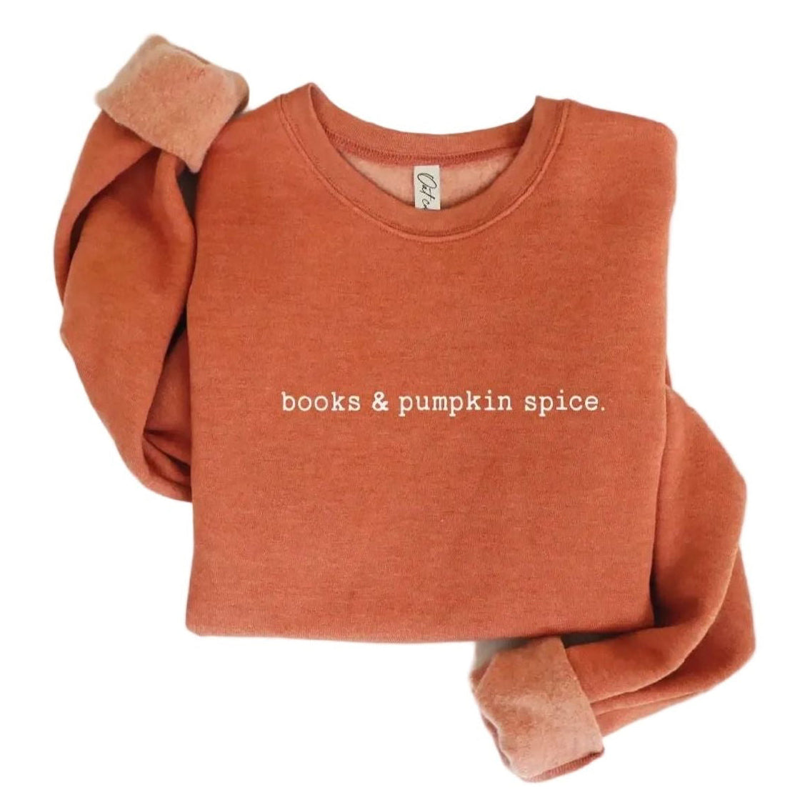 Books & Pumpkin Spice Crewneck - Joanna A. Boutique