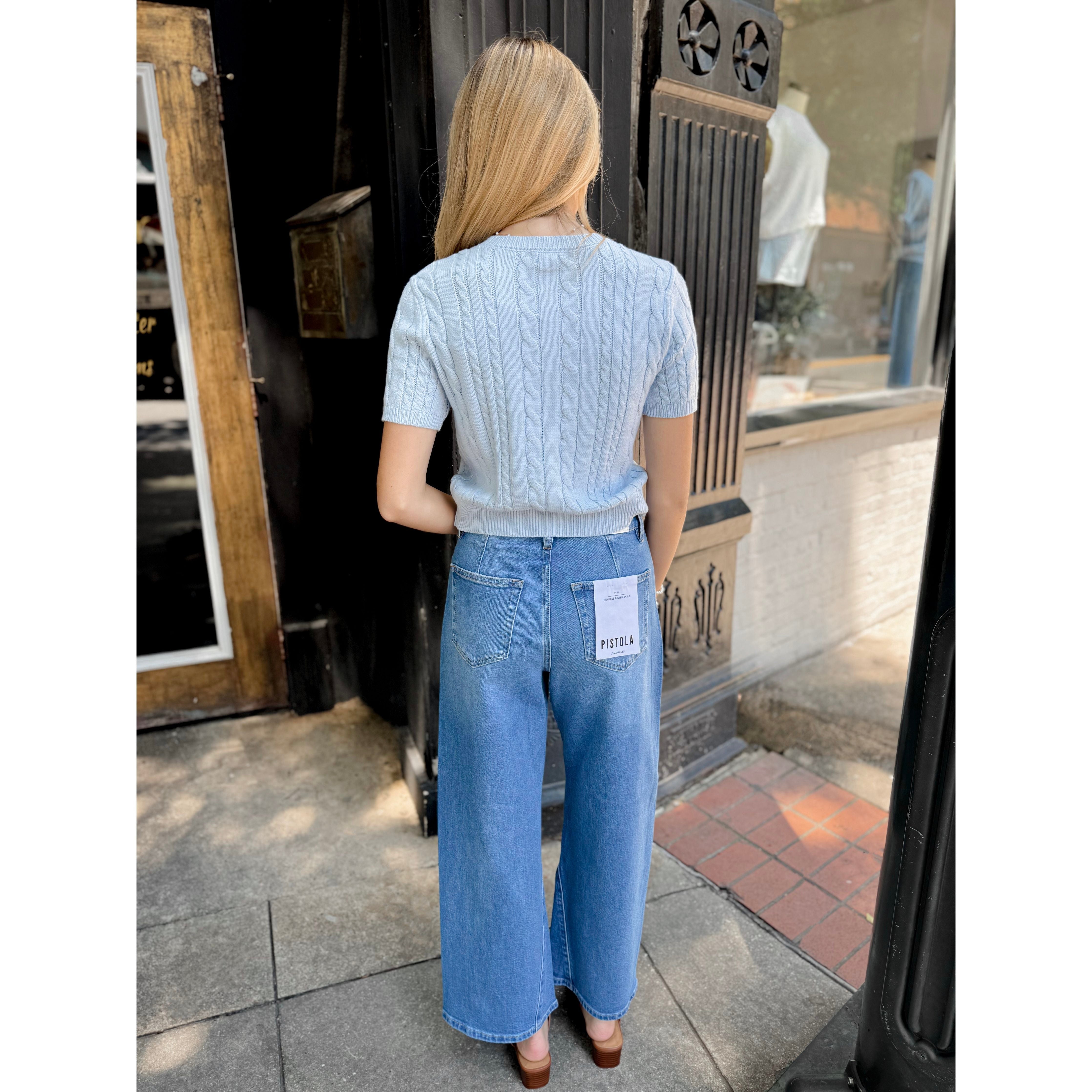 Kyra Bowed Ankle Jean | Hidden Gem - Joanna A. Boutique