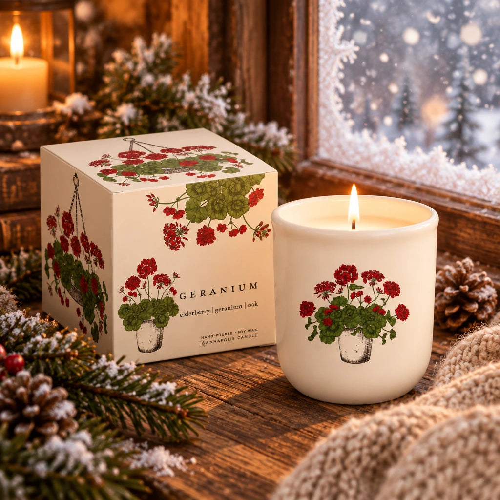 Geranium Candle - Joanna A. Boutique