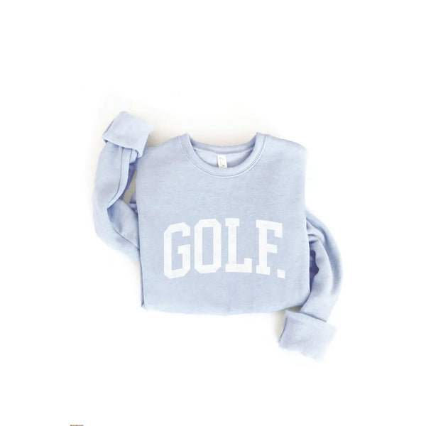 Golf Crewneck | Light Blue