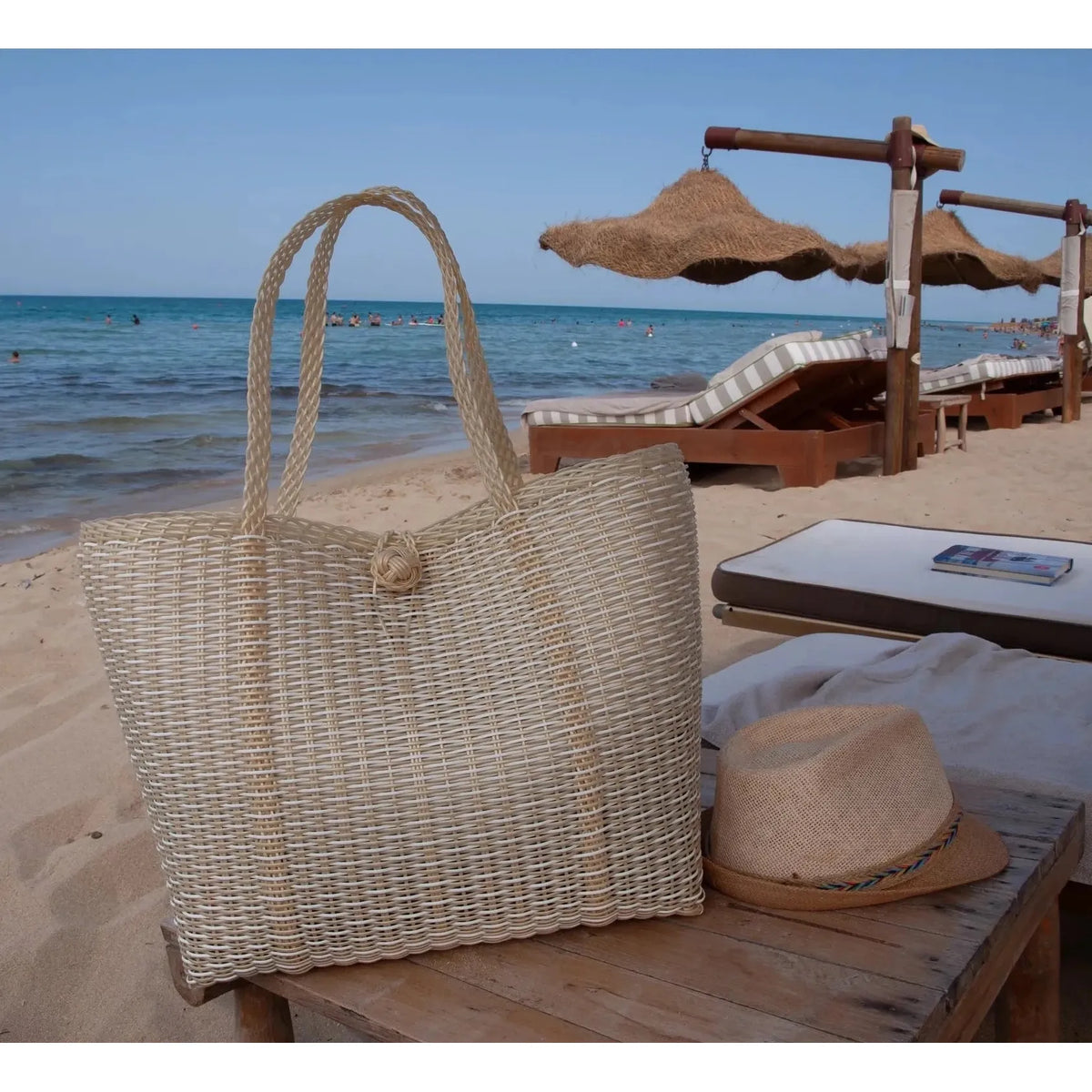 Harbor Tote Medium | Pearl - Joanna A. Boutique