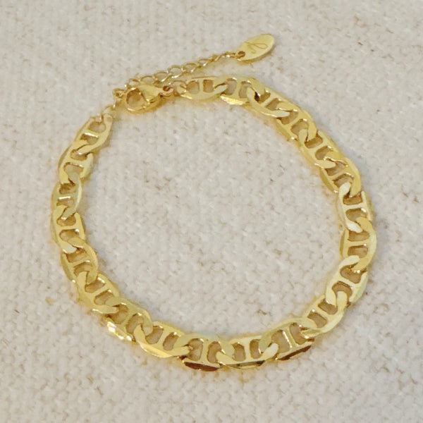 Horsebit Link Chain Bracelet - Joanna A. Boutique