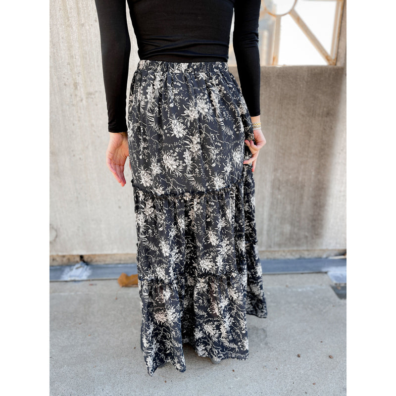 Smoky Cove Tiered Skirt - Joanna A. Boutique
