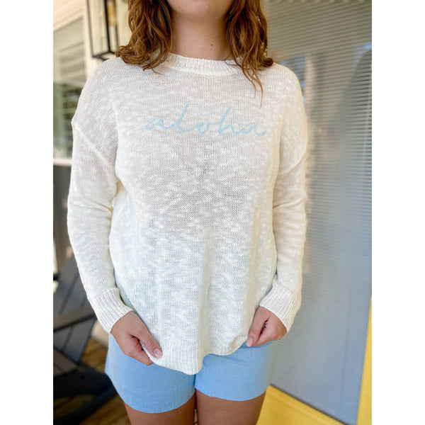Aloha Stitch Sweater - Joanna A. Boutique