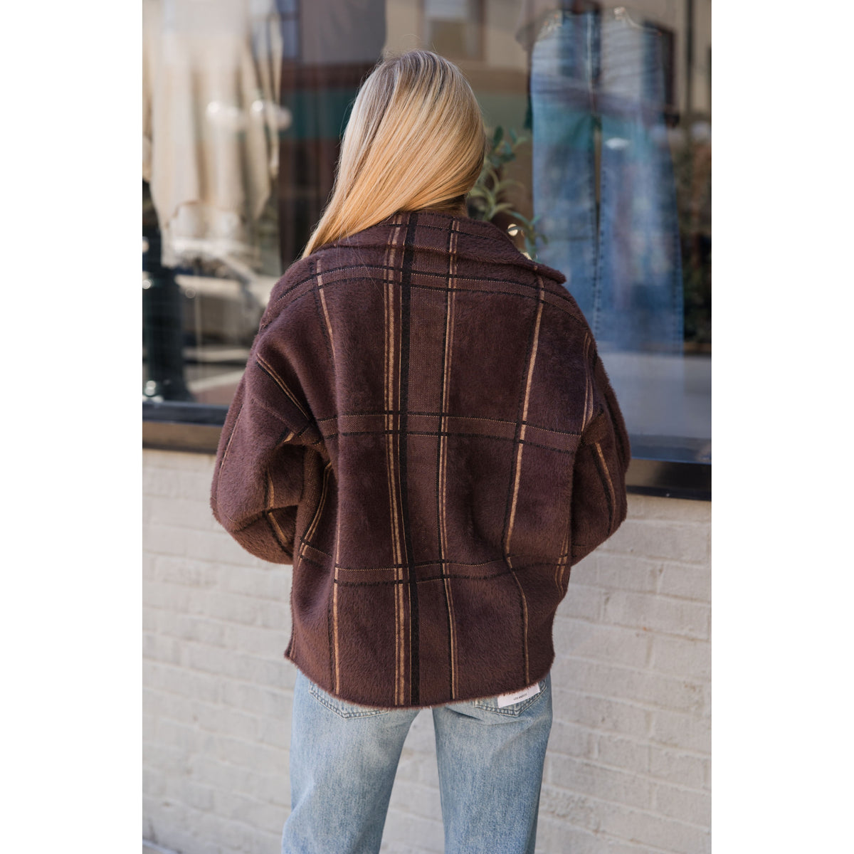 Lola Sweater Jacket | Oak - Joanna A. Boutique