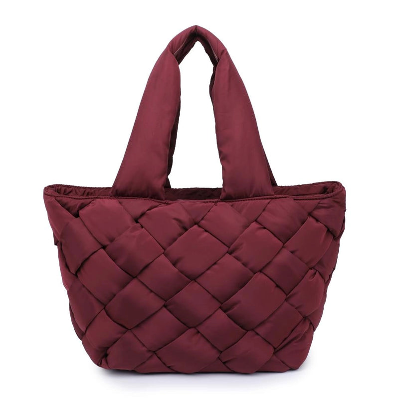 Intuition Nylon Tote | Burgundy