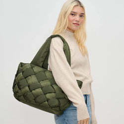 Intuition Nylon Tote | Olive