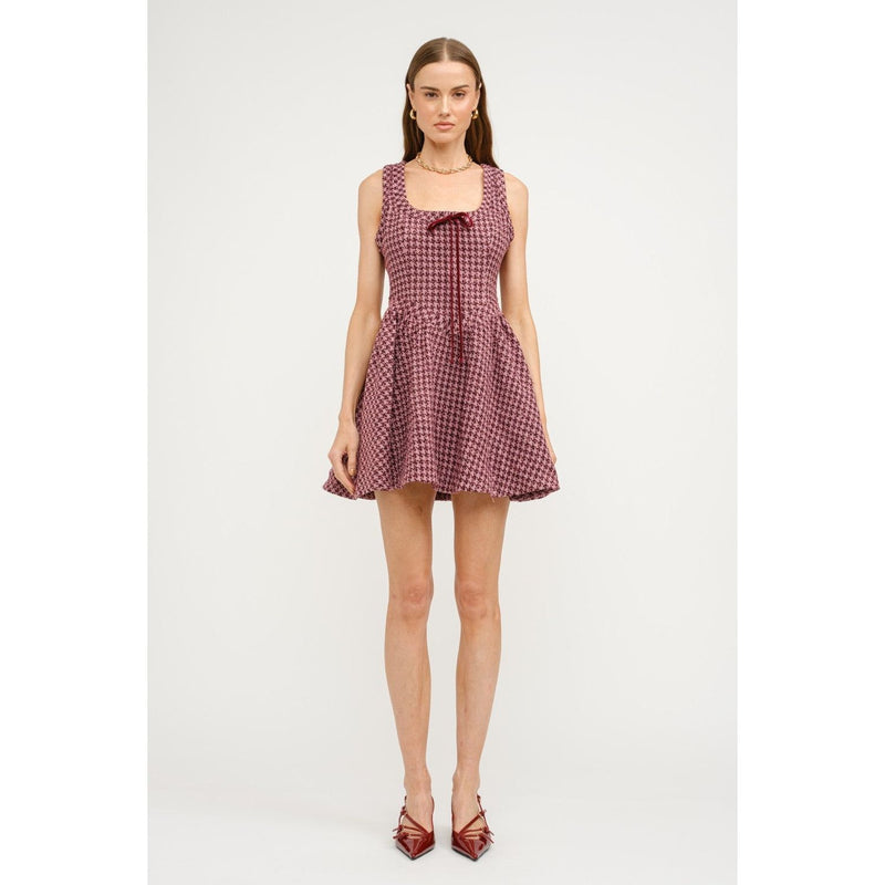 Isabel Houndstooth Dress - Joanna A. Boutique