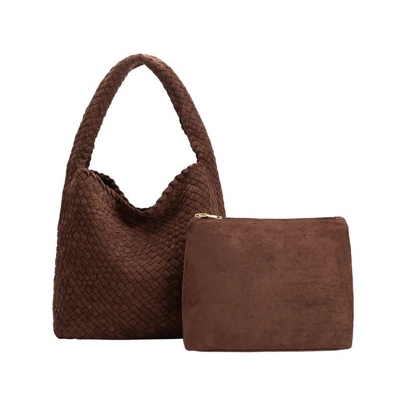 Johanna Suede Bag | Tobacco - Joanna A. Boutique