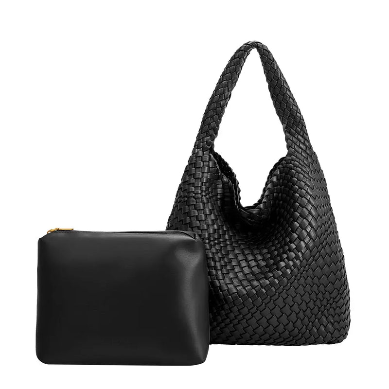 Johanna Vegan Leather Bag | Black