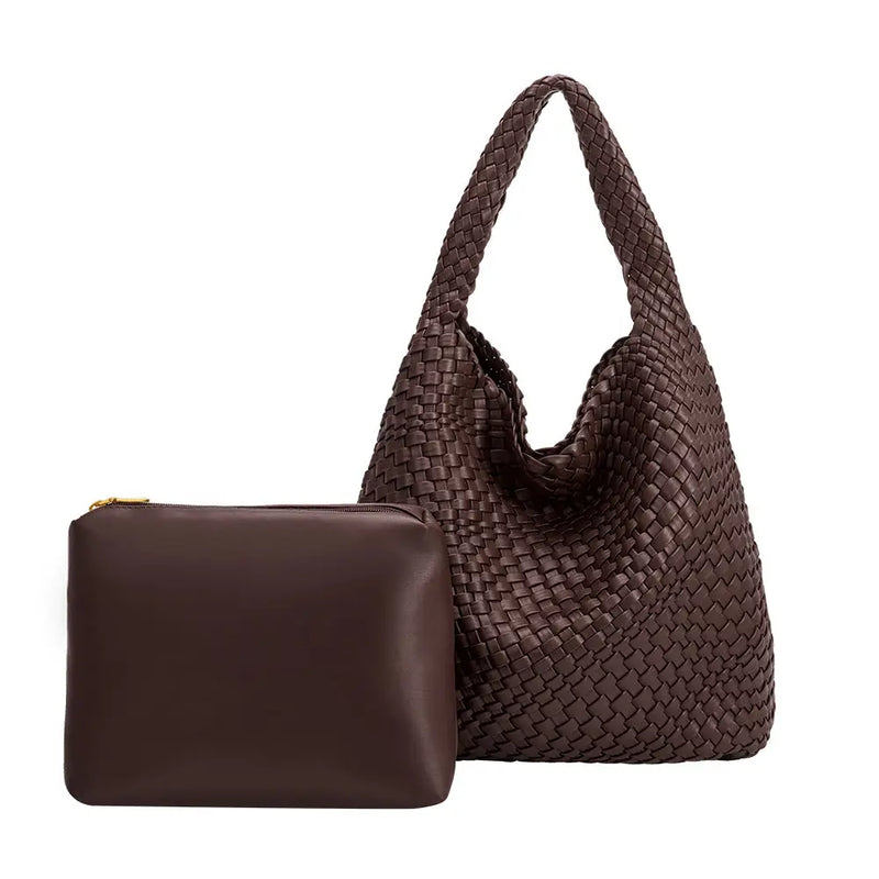 Johanna Vegan Leather Bag | Espresso