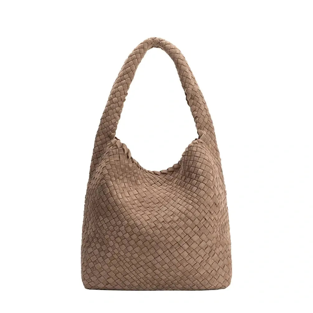 Johanna Suede Bag | Clay - Joanna A. Boutique