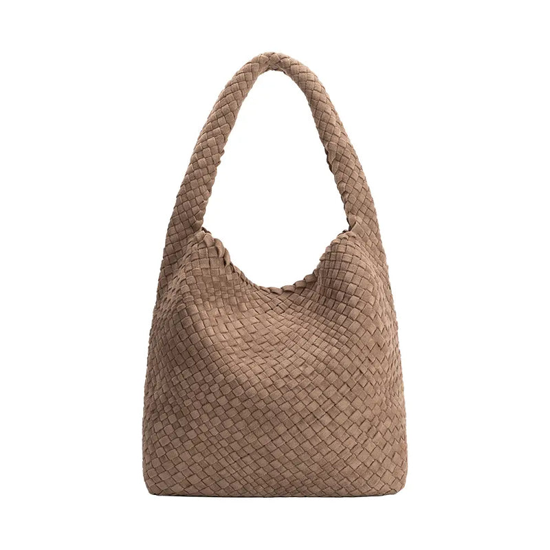 Johanna Suede Bag | Clay - Joanna A. Boutique