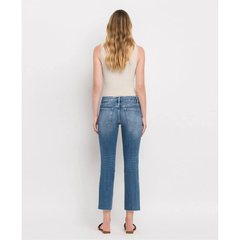 Jillian Crop Straight Jean - Joanna A. Boutique