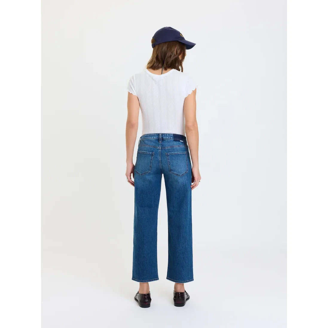 Keeper Low Rise Crop Jean | Haze - Joanna A. Boutique