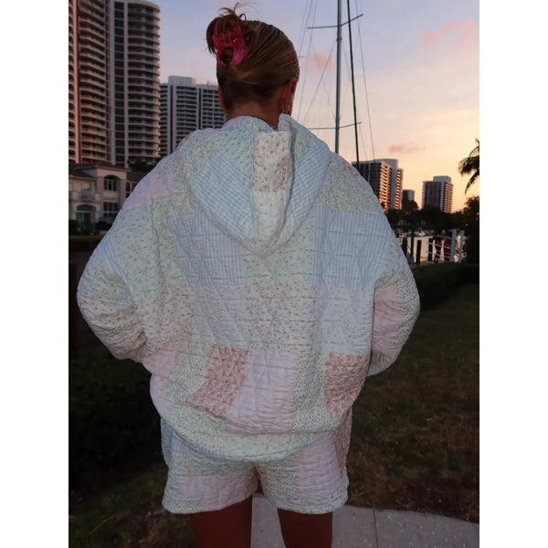 Lola Quilted Hoodie - Joanna A. Boutique