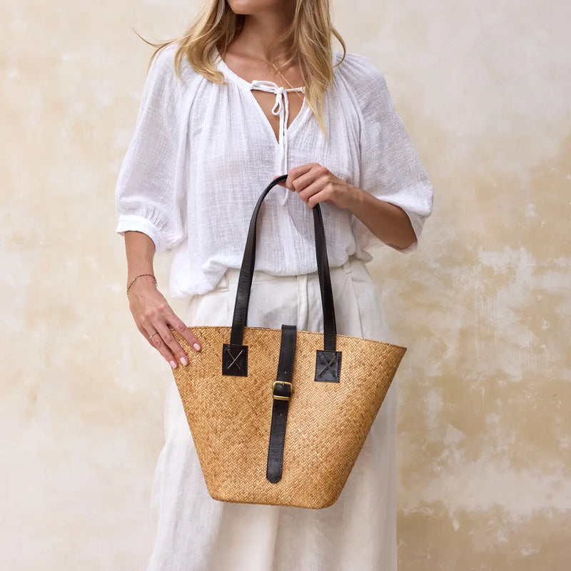 Majorca Beach Basket Tote