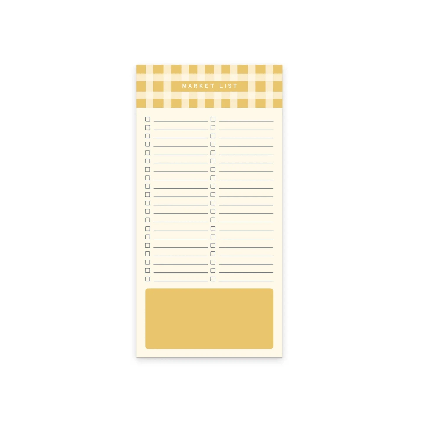 Gingham Market List - Joanna A. Boutique