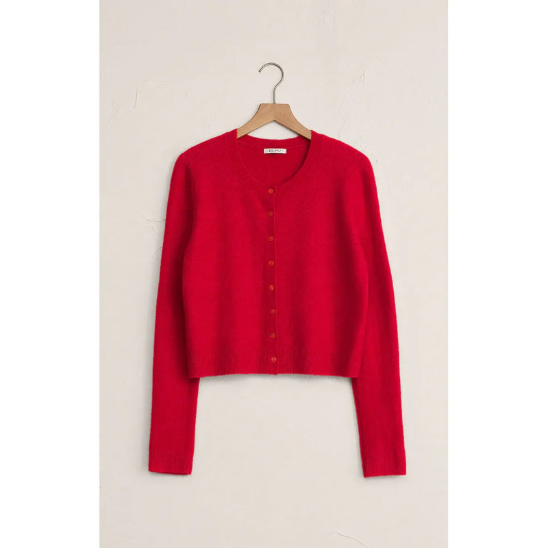 Medina Cardigan | Festive Red