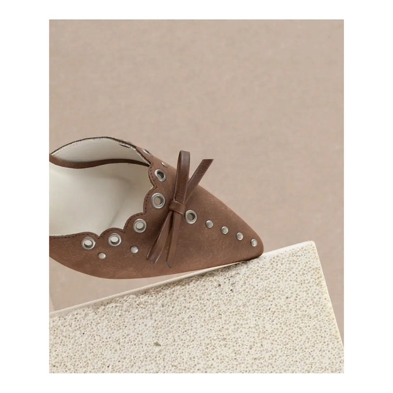 Meridian Kitten Heel | Cocoa