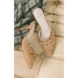 Meridian Kitten Heel | Sand