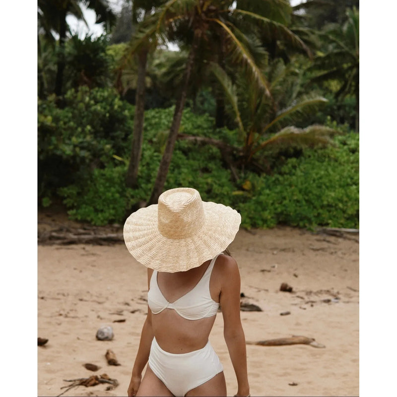 Nalu Wide Brim Straw Hat | Natural
