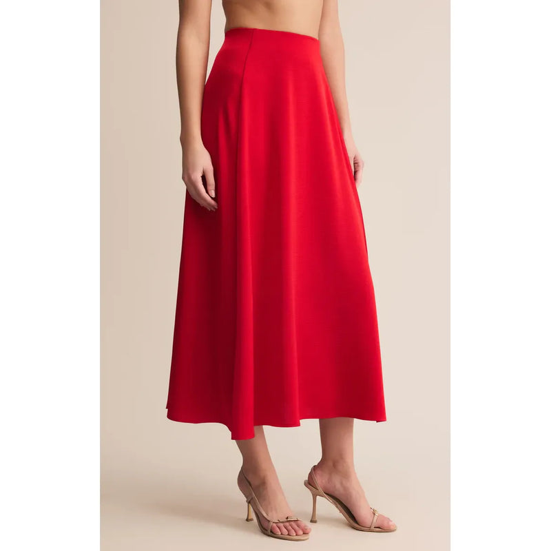 Northpointe Midi Skirt | Festive Red