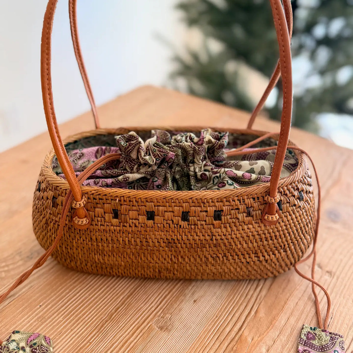 Olivia Rattan Bag - Joanna A. Boutique