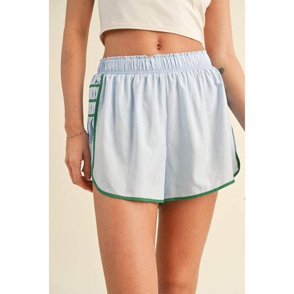 On Point Shorts | Blue + Green