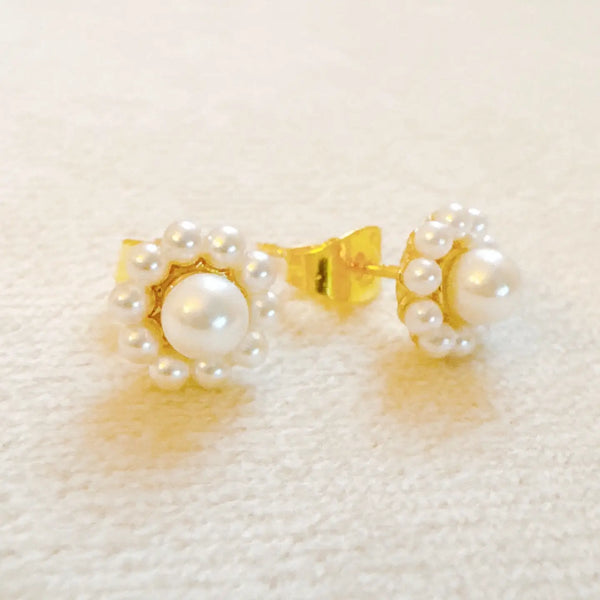 Pearl Stud Earrings