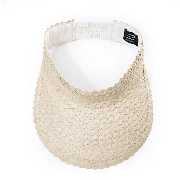 Playa Raffia Visor | Ivory - Joanna A. Boutique
