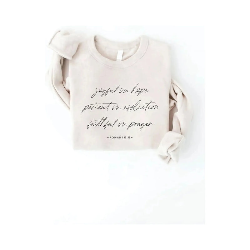 Romans 12:12 Crewneck