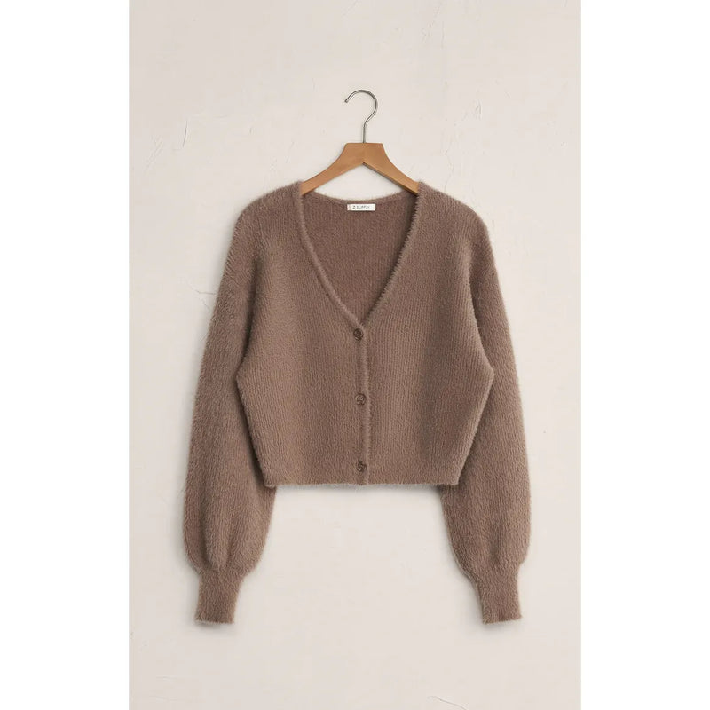Sadira Fluffy Cardigan | Moonlight