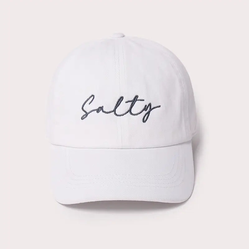 Salty Cap | White - Joanna A. Boutique
