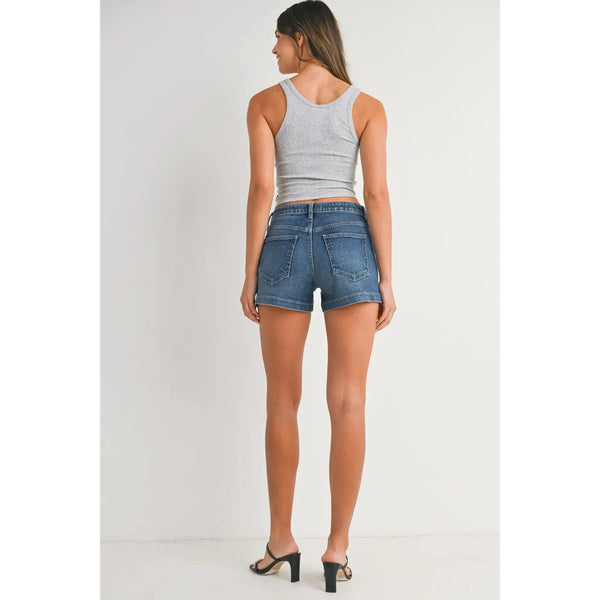 Sienna Patch Pocket Short | Dark