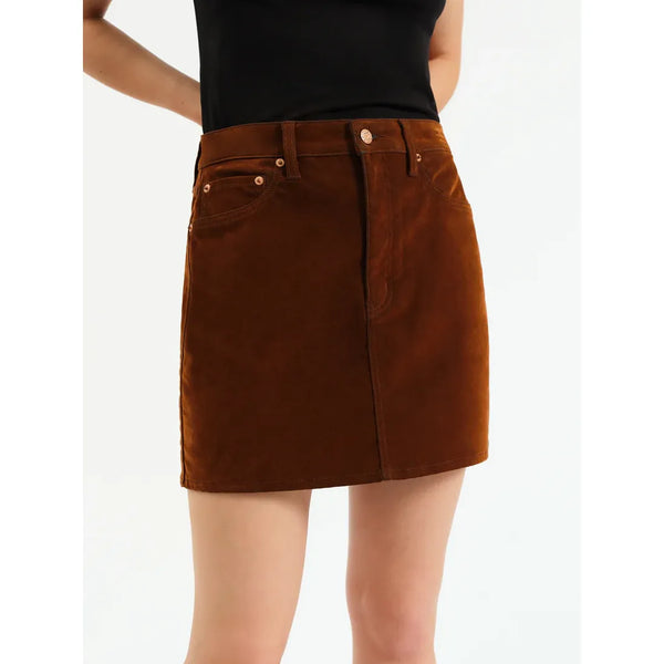 Stash Mini Skirt | Cognac - Joanna A. Boutique