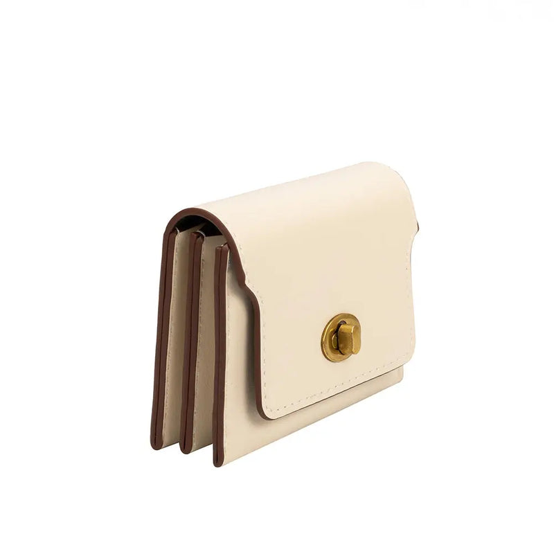 Tara Vegan Leather Wallet | Ivory