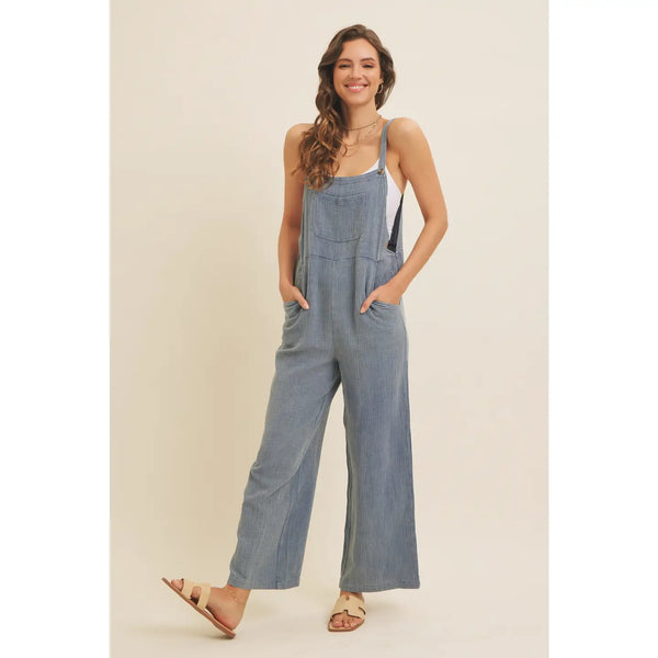 Tegan Gauze Wide Leg Jumpsuit - Joanna A. Boutique