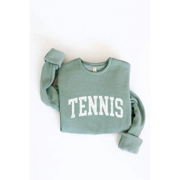 Tennis Crewneck | Heather Sage