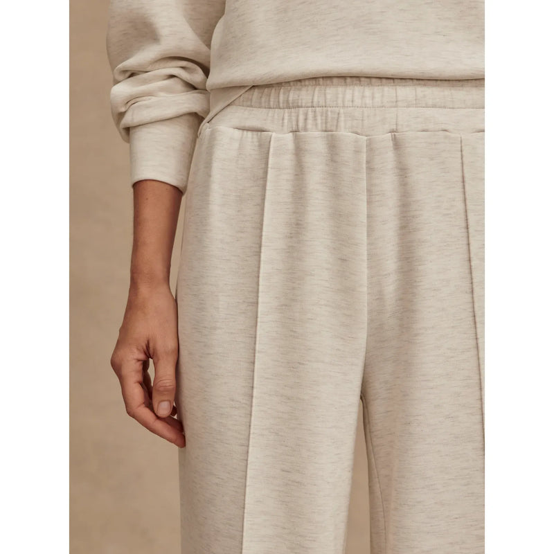 Wide Leg Pant 30 | Ivory Marl