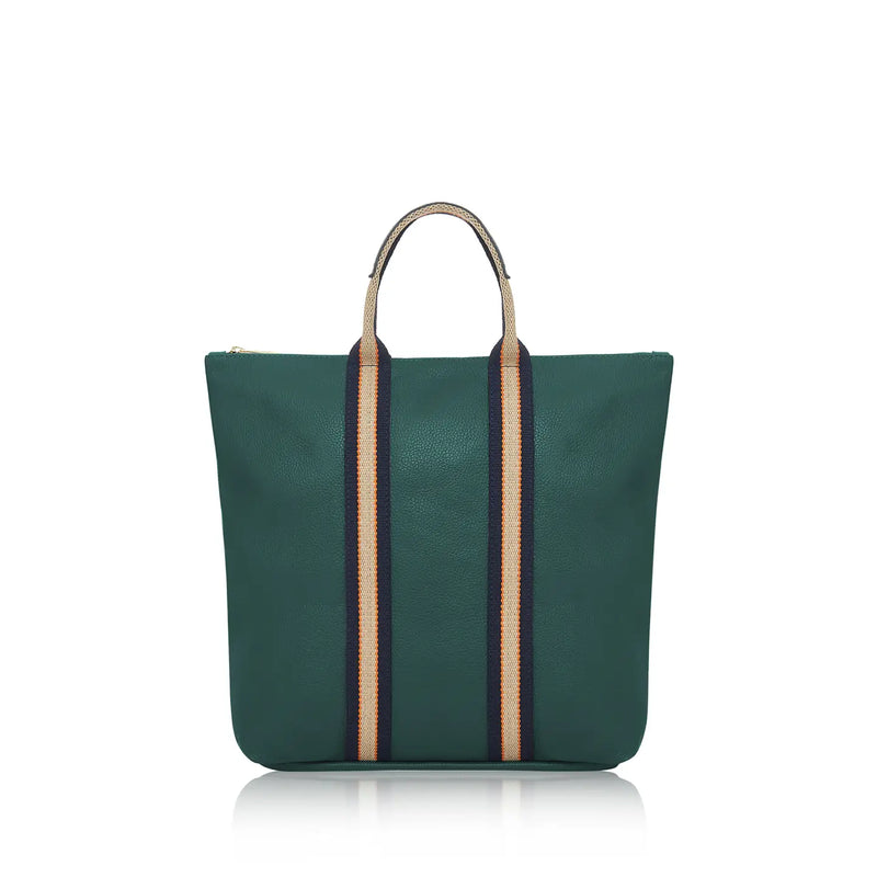 Zora Italian Leather Backpack | Teal - Joanna A. Boutique
