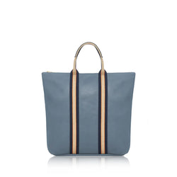 Zora Italian Leather Backpack | Denim