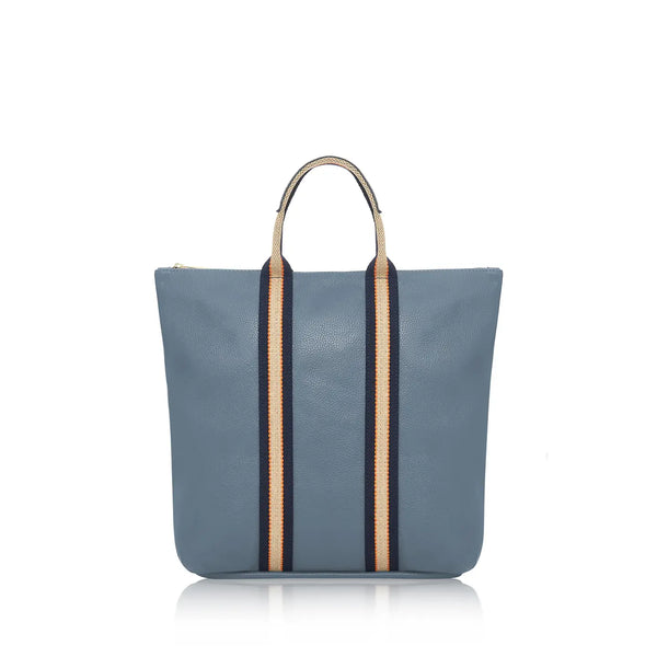 Zora Italian Leather Backpack | Denim - Joanna A. Boutique