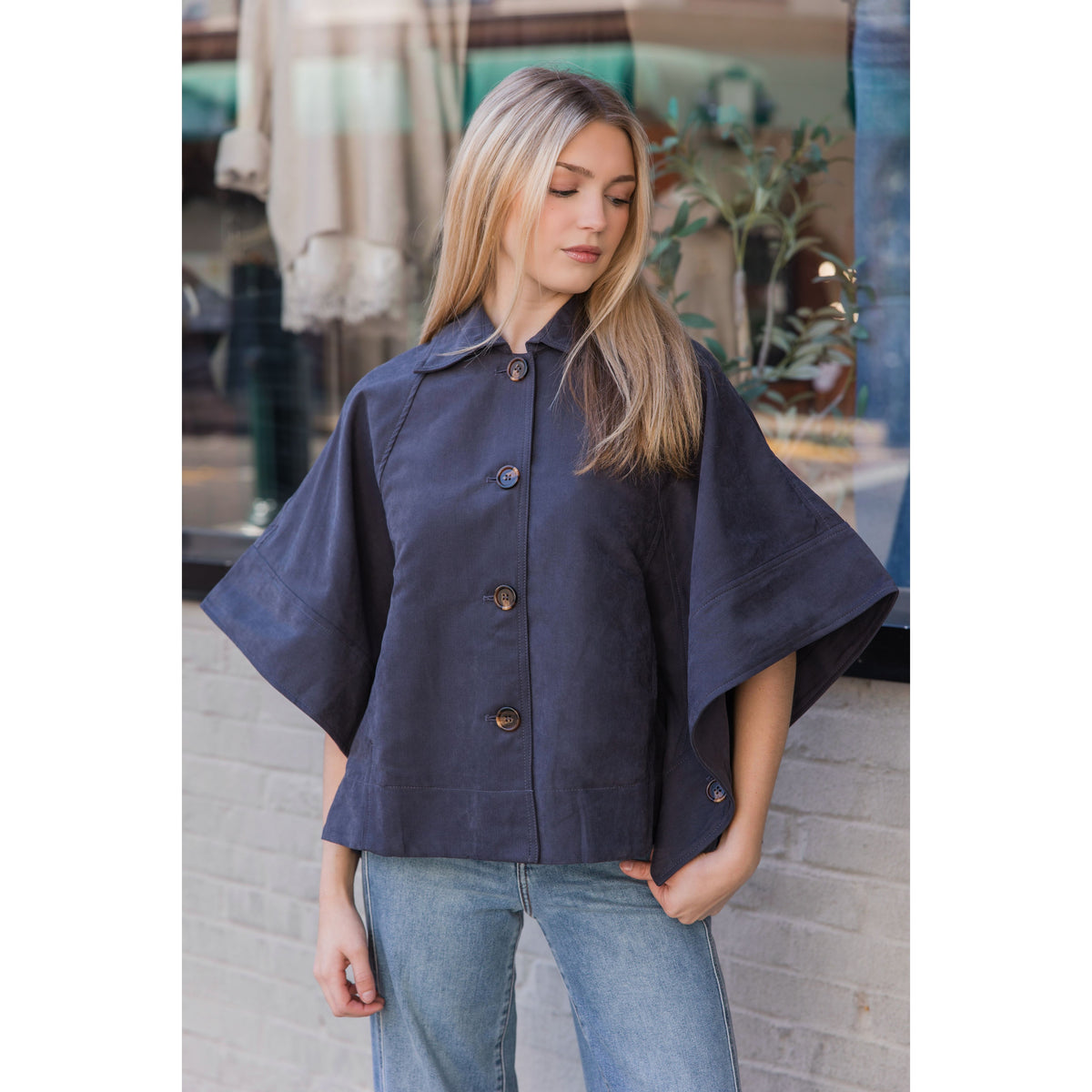 Bowie Poncho Cape - Joanna A. Boutique