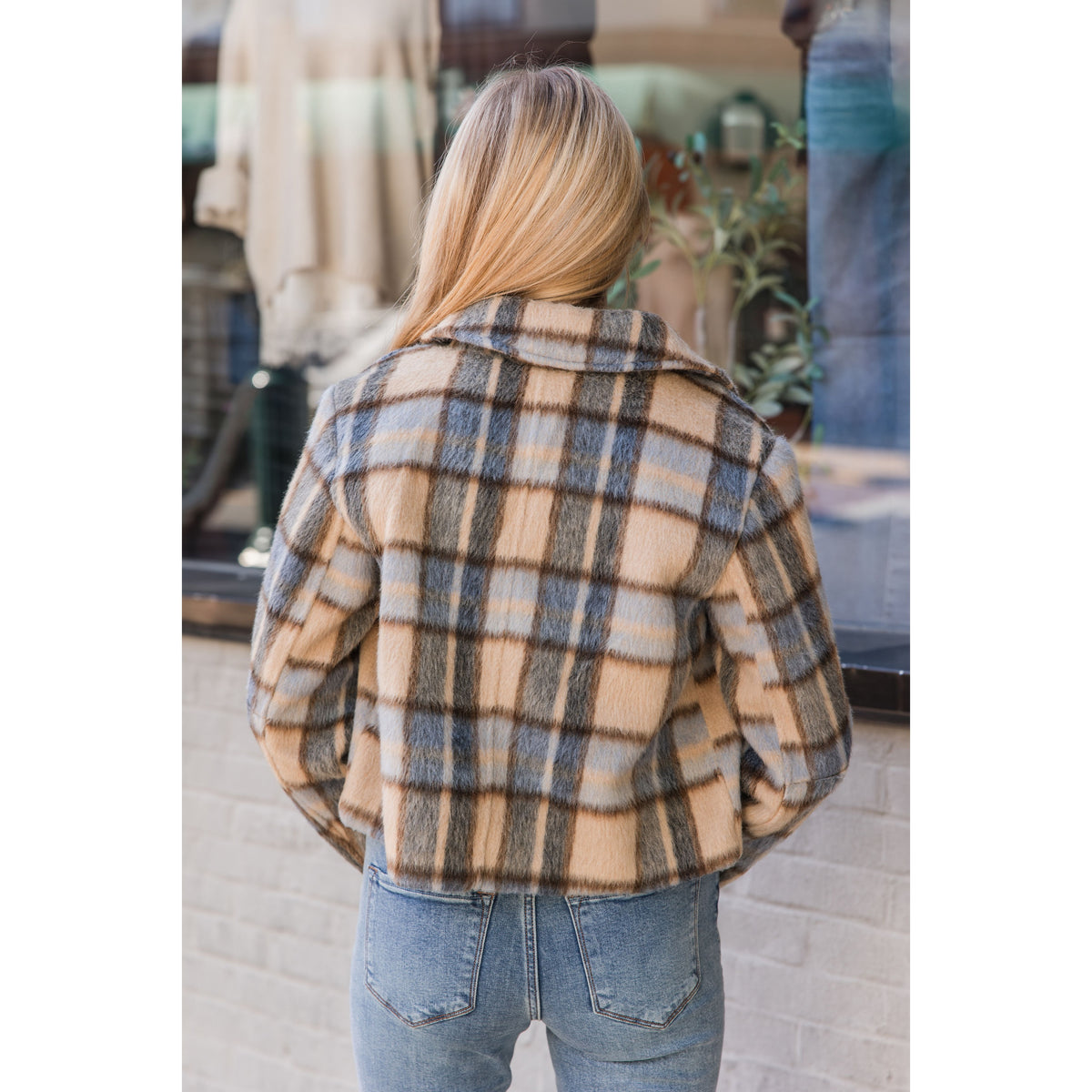 Petra Plaid Jacket - Joanna A. Boutique