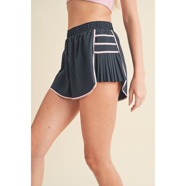 On Point Shorts | Navy + Pink - Joanna A. Boutique